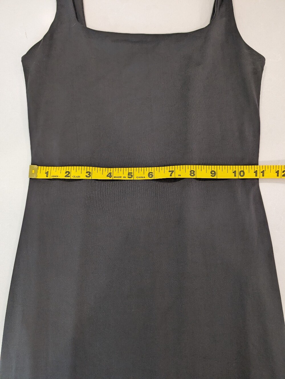 Gaze Black Stretch Bodycon Midi Dress Women Size Small - Picture 10 of 11
